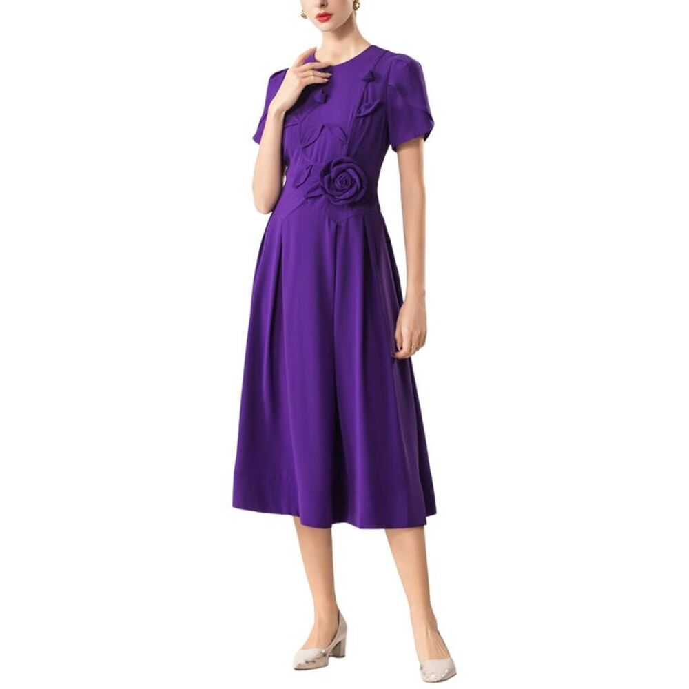 Adele Berto Womens  Midi Dress